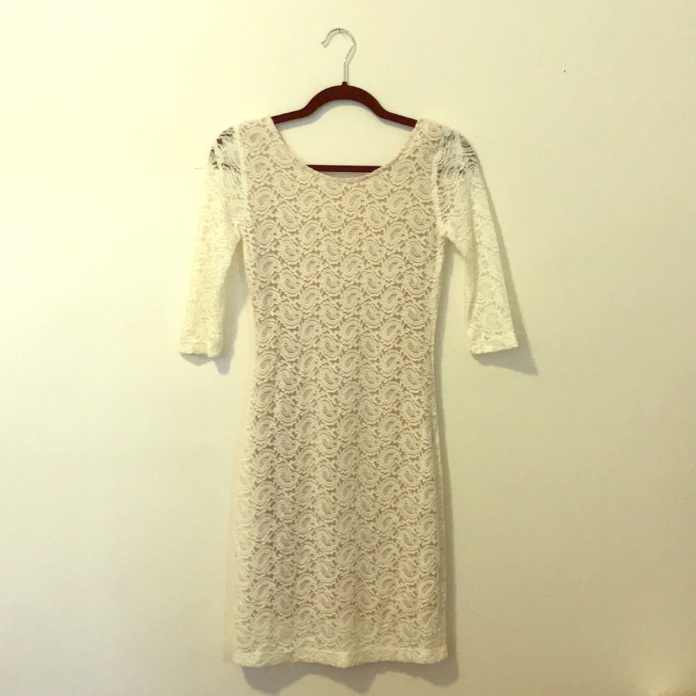 White Lace Dress